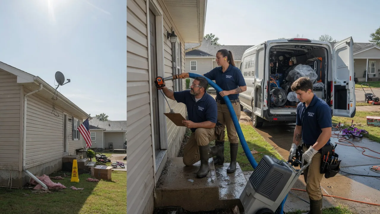 Ceiling Water Damage Restoration in Rossville, IN near me